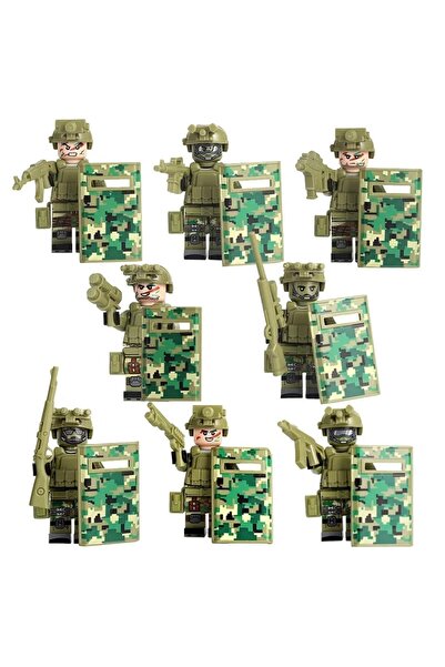 Choice7 Light Yellow Humanoid dolls, soldiers' building blks, mini dolls, sma...