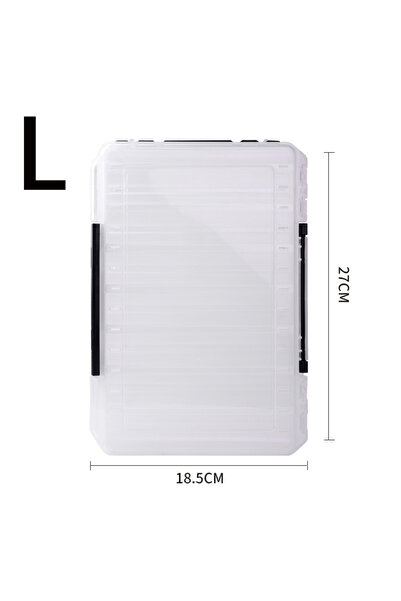 Choice علبة طُعم صيد بلاستيكية من White-L LINNHUE، تحتوي على طُعم سمك صغير مز...