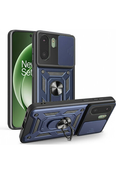 Techsuit Husă de protecție pentru cameră OnePlus 15R, seria CamShield, albastră