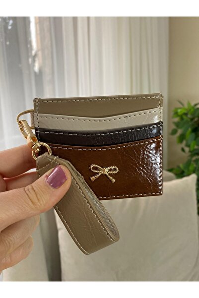 Nevalia محفظة صغيرة متعددة الألوان للنساء - محفظة صغيرة وحامل بطاقات مع حلقة ...