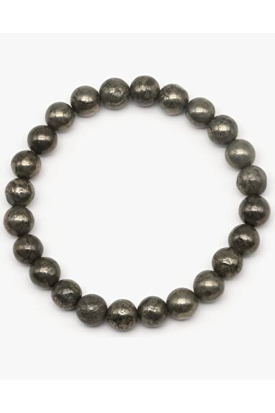 Taşmir سوار من حجر البيريت الطبيعي بقطع دائري 8 مم