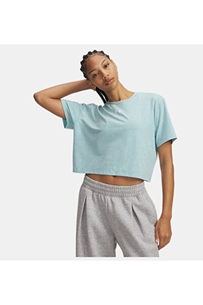 Under Armour Women's Ua Rival Boxy Wash T-Shirt 6011065-425