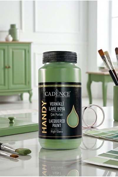 Cadence Handy Lake Parlak L049 Yaprak Yeşili 450 ml Boya Tüm Yüzeyler İçin Ko...