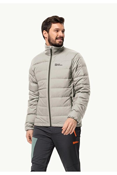 Jack Wolfskin Ather Down Outdoor Erkek Mont Gri