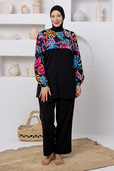 Adasea Hanz Battal Long Sleeve Hijab Swimsuit 1809