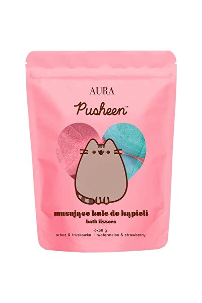 Bİ ES POL Bi-es Aura Pusheen Bath Bombs, Watermelon and Strawberry, 6 Pieces ...