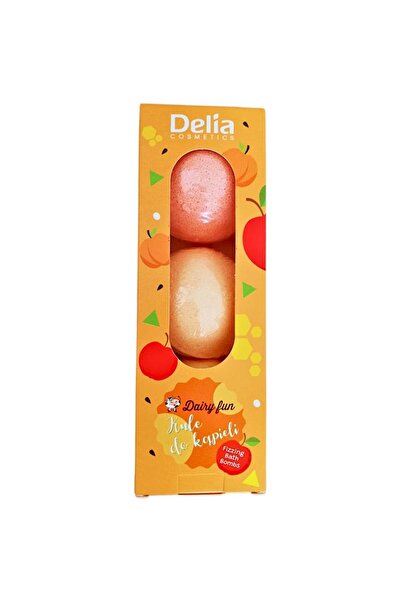 Delia Set of 3 x Dairy Fun Effervescent Bath Bombs