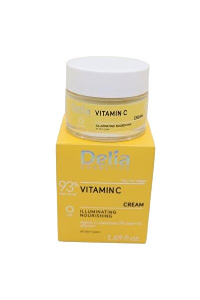 Delia Delia Brightening and Nourishing Face Cream, with Vitamin C, 50 ml
