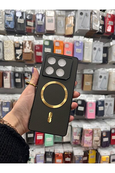 TECNOTREND İnfinix GT 20 Pro Uyumlu Telefon Kılıfı Karbon Fiber Dokulu Elektr...