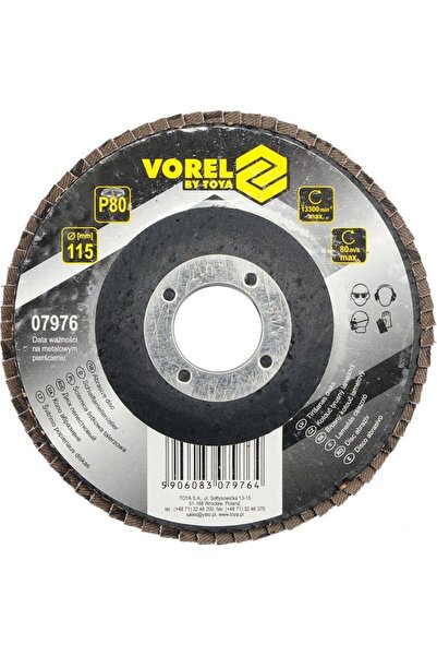 Other Disc abraziv lamelar p80 115 mm 07976 VOREL