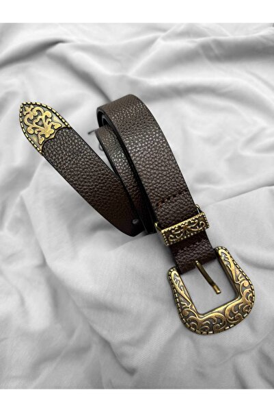 Gambocci Cureaua pentru bărbați din piele artificială cu cataramă și detaliu ...