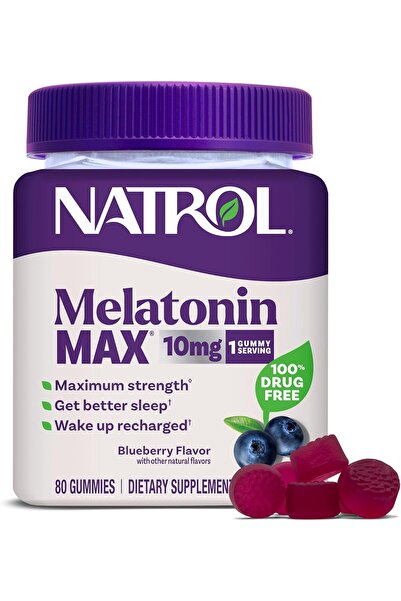 Natrol Melatonin 10mg Sleep Aid Supplement, 80 Count