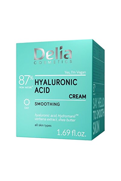 Delia Delia Face Cream, with Hyaluronic Acid, Smoothing Effect, 50 ml