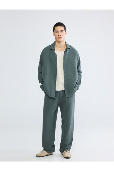 LC Waikiki Xside Green Loose Fit Men's Trousers