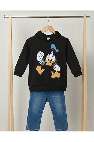 Tiny and Co Unisex 100% Cotton Printed Kids Hooded Sweatshirt
