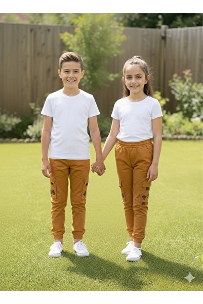 hisarpretty Unisex Waterproof Cargo Pocket Jogger Pants Girl/Boy