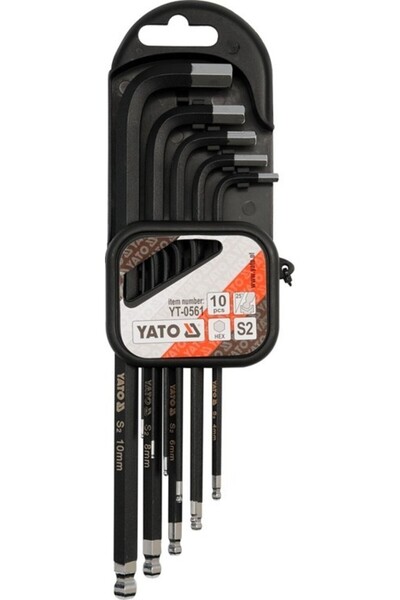 Other Set de chei hexagonale acoperite YT-0561 YATO, 10 bucăți