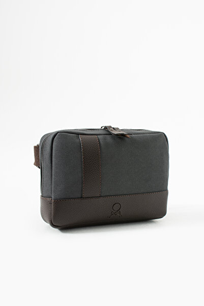 KASVA DERİ Canvas Fabric Crossbody Bag Unisex Tablet Bag Shoulder Bag with Strap