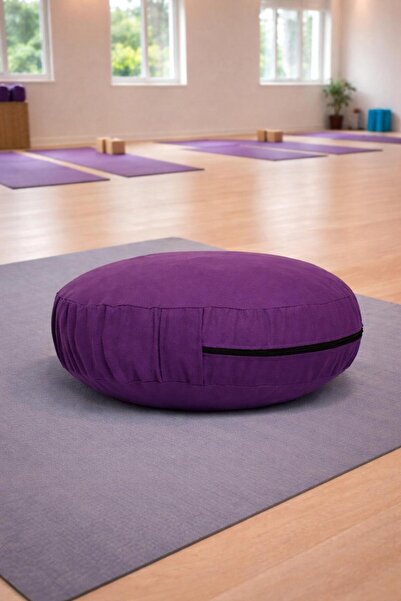 NareSpor Zafu Yoga Meditation Cushion - Round Meditation Cushion