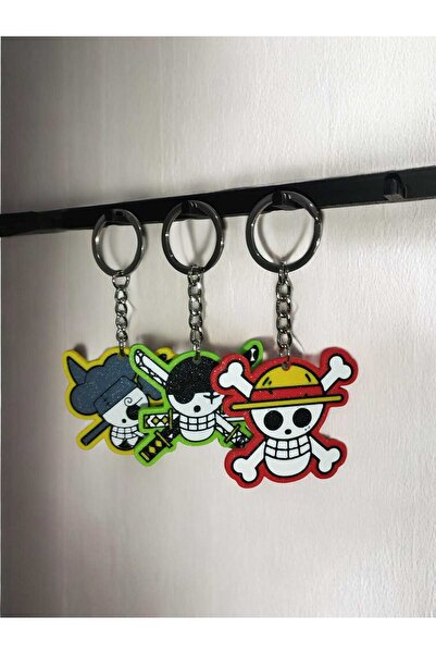 3D Layshop One Piece Efsane Güç Paketi: Luffy, Zoro ve Sanji 3'lü Anahtarlık ...
