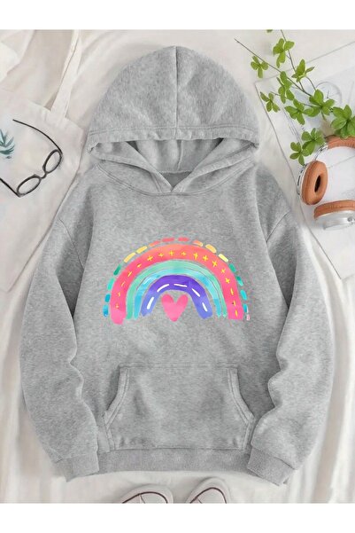 Deocept Unisex Printed Hooded Kangaroo Pocket Comfortable Fit Oversized Cut S...