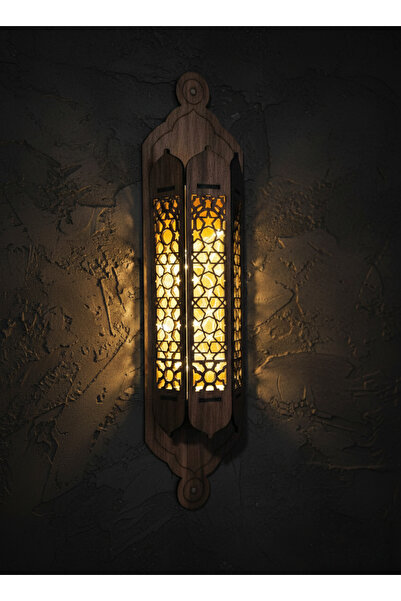 hankara Dekoratif selçuklu model aplik duvar lambası pilli