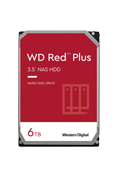 Other WESTERN DIGITAL Red Plus (3.5'', 6TB, 256MB, 5400 RPM, SATA 6 Gb/s)