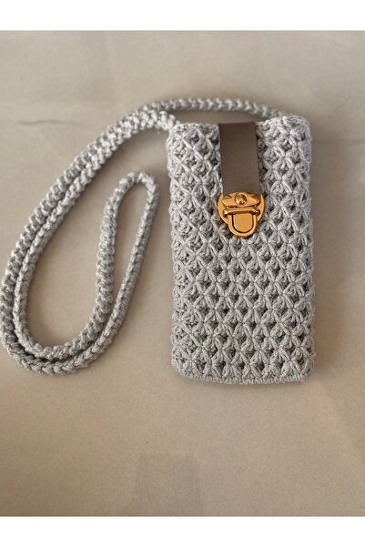 Miliva Phone Bag with Cover |   Knitted Phone Bag |   Handmade Phone Case