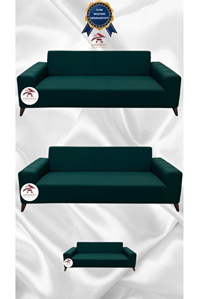 Şahaneev Tekstil Mikro Lastikli Kaymaz Elastik Koruyucu Giydirme Koltuk Örtüs...