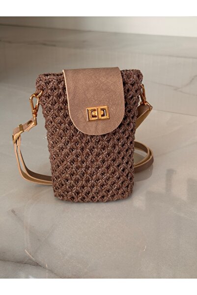 Miliva Χειροποίητη τσάντα τηλεφώνου |   Χειροποίητο τηλέφωνο με ασημί κορδόνι...