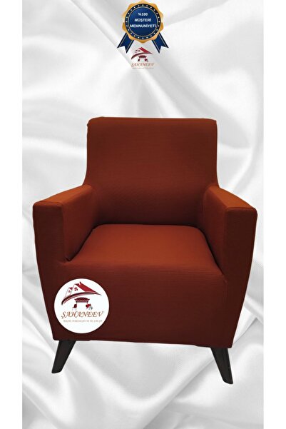 Şahaneev Tekstil Mikro Lastikli Kaymaz Elastik Koruyucu Giydirme Koltuk Örtüs...