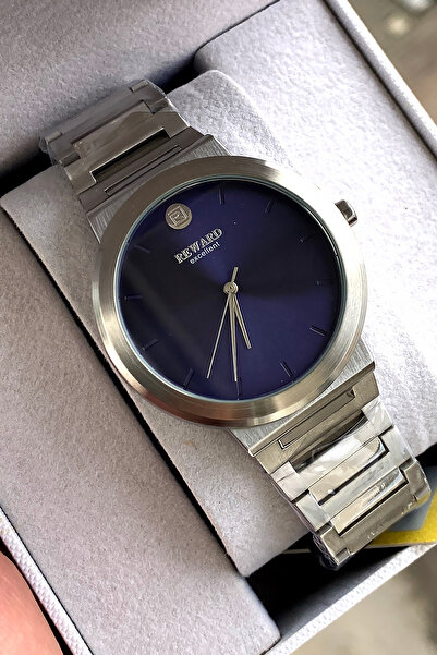 Reward ساعة يد رجالية أصلية بضمان لمدة عامين مع سوار فولاذي وعلبة