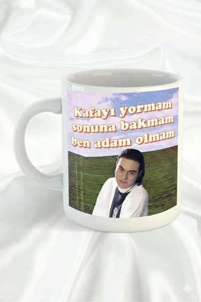 sartre art كوب خزفي مصمم من سيردار أورتاج، هدية مرحة وذات طابع مميز