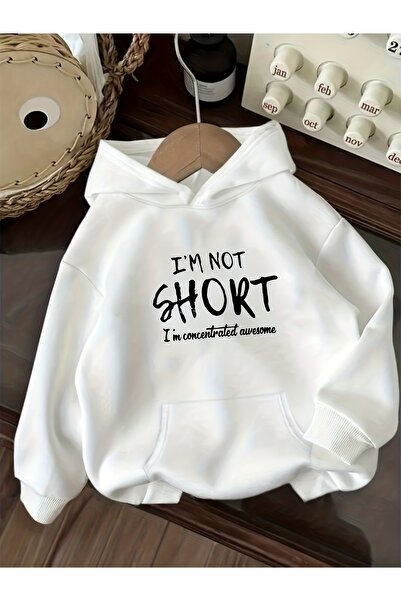 Deocept Unisex Writing Printed Hooded Sweatshirt with Kangaroo Pocket, Comfor...