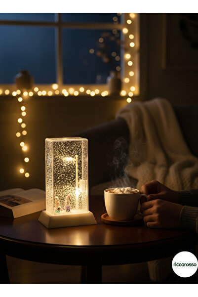 Riccorosso Romantik Sokak Lambası Tasarımlı Işıklı Gece Lambası - Kar Küresi ...