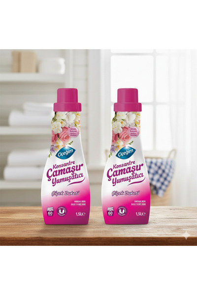 Çiçeğim Konsantre Yumuşatıcı Çiçek Buketi 1500 ml 2 ADET