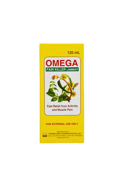 Omega Pain Killer Liniment Fast Relief From Arthritis and Muscle Pain- 120ml