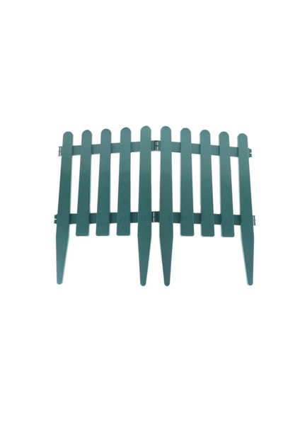 Lider Decorative fence, IBC2, for garden, plastic, green, 160 x 59 cm, set of...