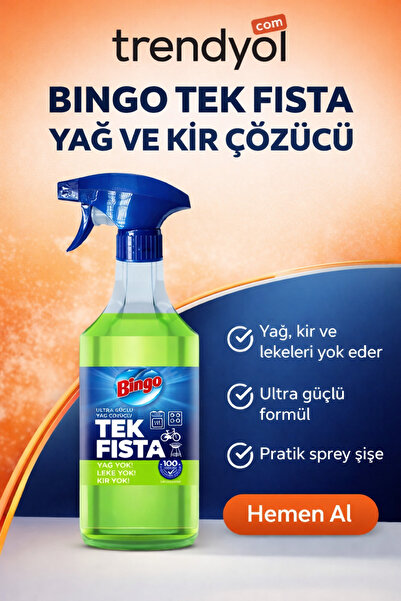 Bingo tek fısta yağ çözücü 900 ml