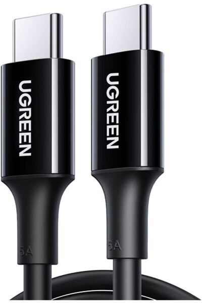 Ugreen كابل USB من النوع C إلى USB من النوع C، موديل US300، بقدرة 100 واط، وت...
