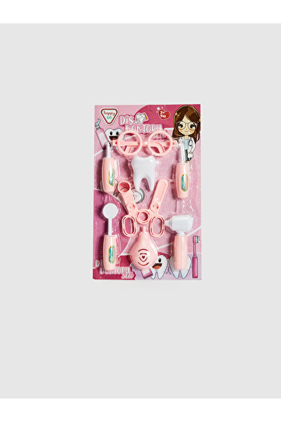 Happygoo 8 Parça Pembe Dişçi Oyun Seti