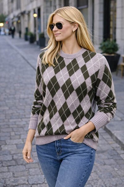 bb butik basic Thick Equivalent Baklava Sweater G3169