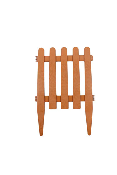 Lider Decorative fence, IBC2, for garden, plastic, brown, 160 x 59 cm, set of...