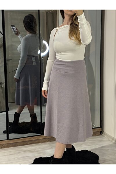 ELA ZR Model Selanik Bel Korsajlı Etek