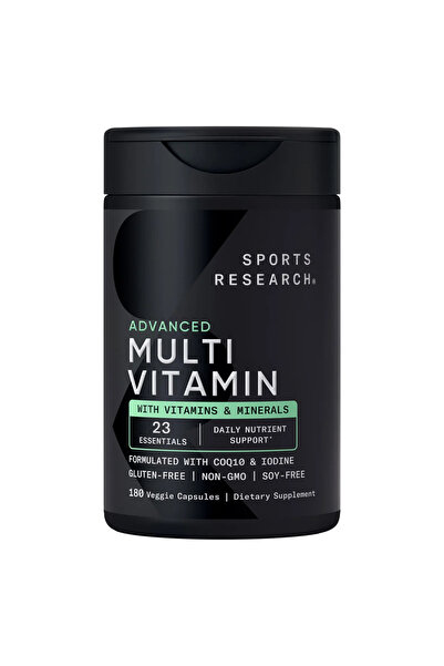Sports Research Advanced Multivitamin 180 Veggie Capsules