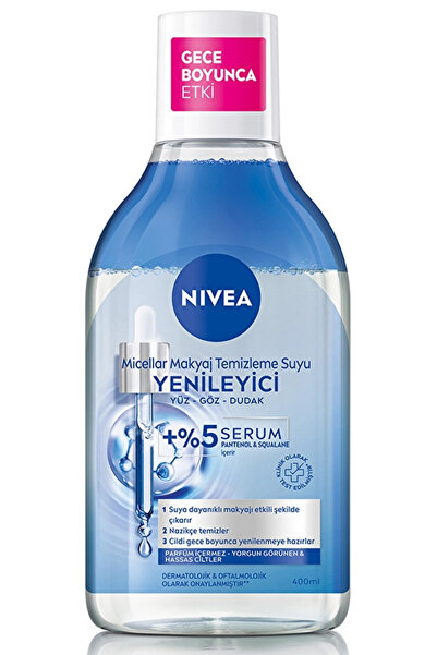 NIVEA Serum İçerikli Yenileyici Micellar Makyaj Temizleme Suyu 400 ml | Yüz, ...