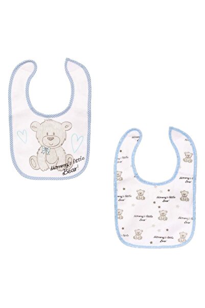 OEM Bavete din bumbac, pentru nou-nascuti, de culoare alba, cu margine ciel s...