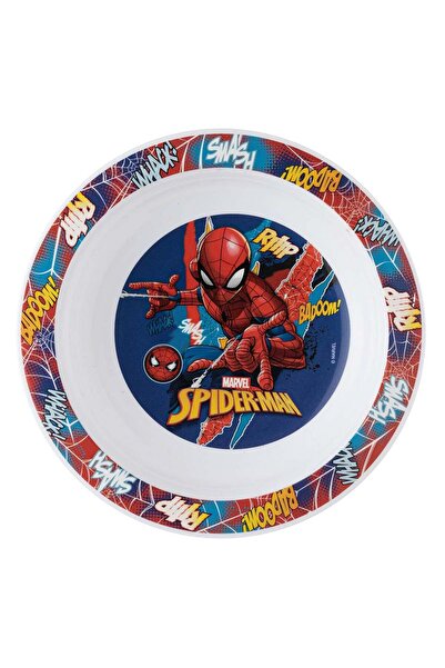 OEM Deep plastic plate decorated with an image of Spiderman. Product usage in...
