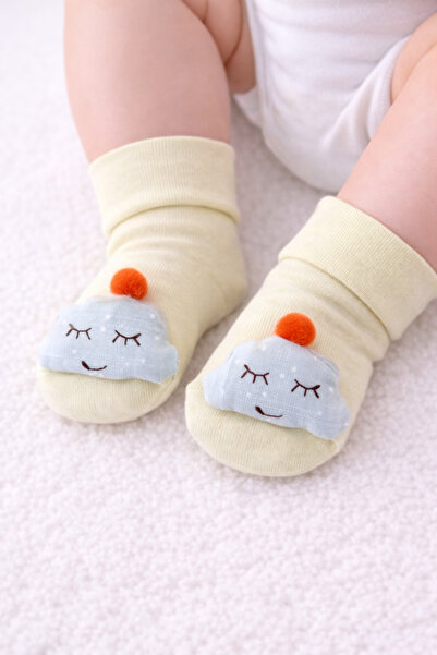 greenmoss 100% Cotton Figured Baby Socks