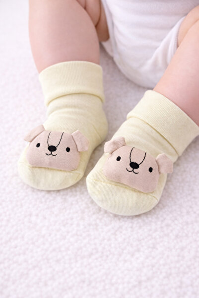 greenmoss 100% Cotton Figured Baby Socks